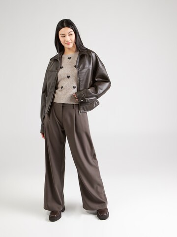 pilka VERO MODA Megztinis 'VMDoffy Intarsia'