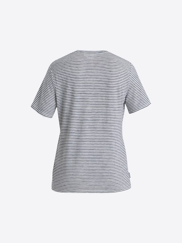 ICEBREAKER Shirt 'Merino Linen Tee Stripe' in Wit