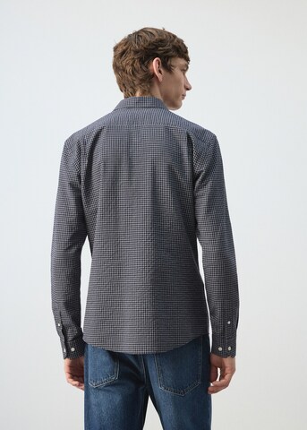 MANGO MAN Regular Fit Hemd in Blau