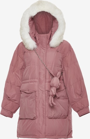Veste d’hiver Koosh en rose : devant