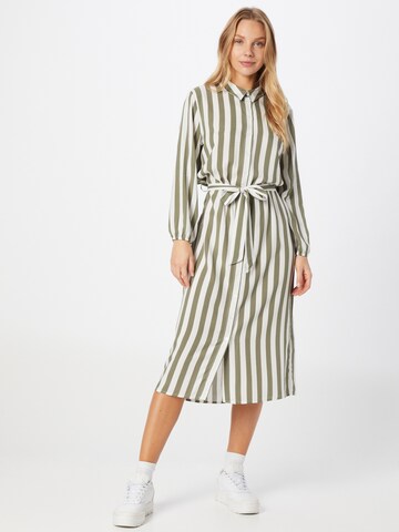 JDY Shirt Dress 'Elly' in Green: front