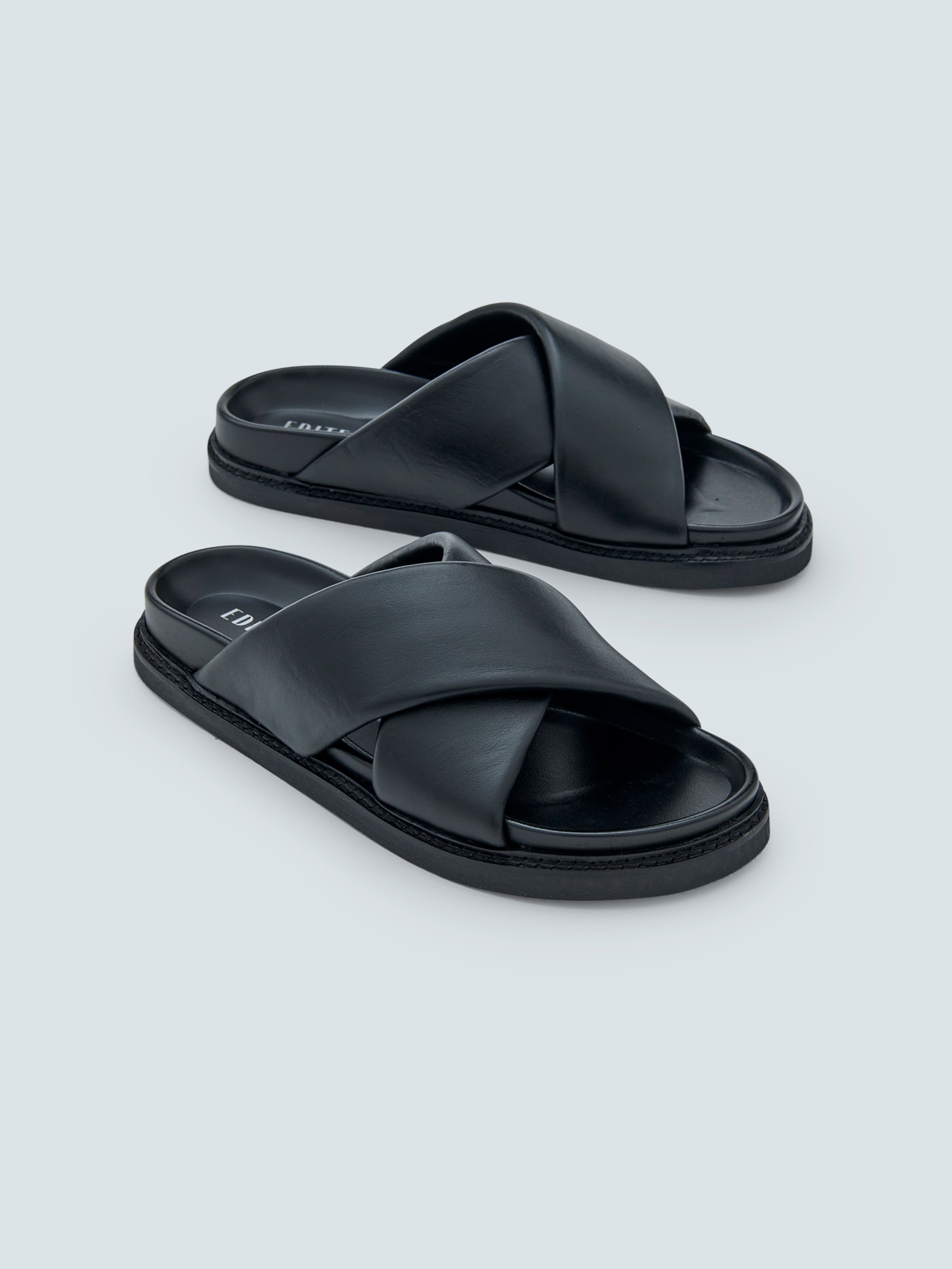 EDITED Producten Muiltjes 'Marniq' Zwart