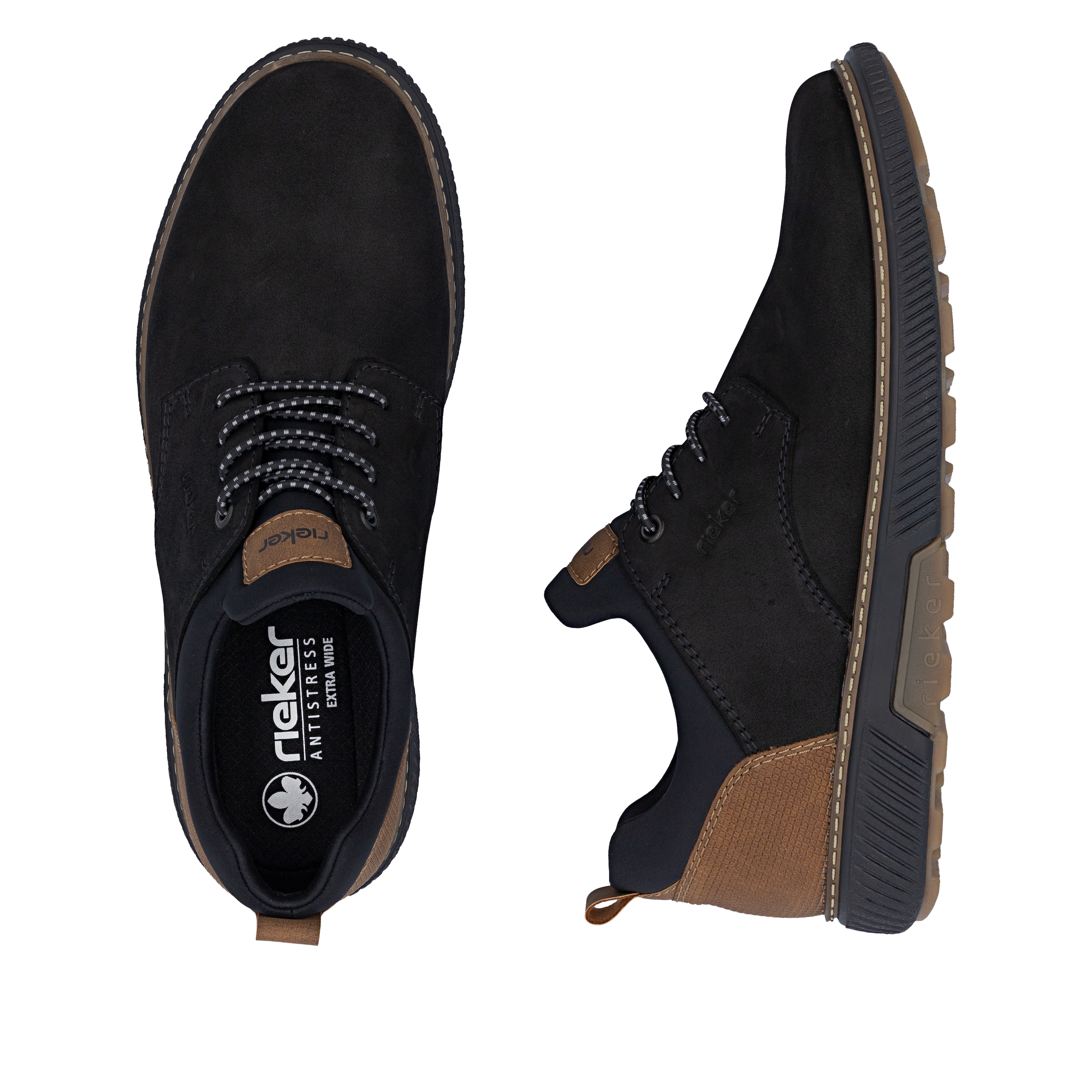 Chaussure basse Rieker en noir