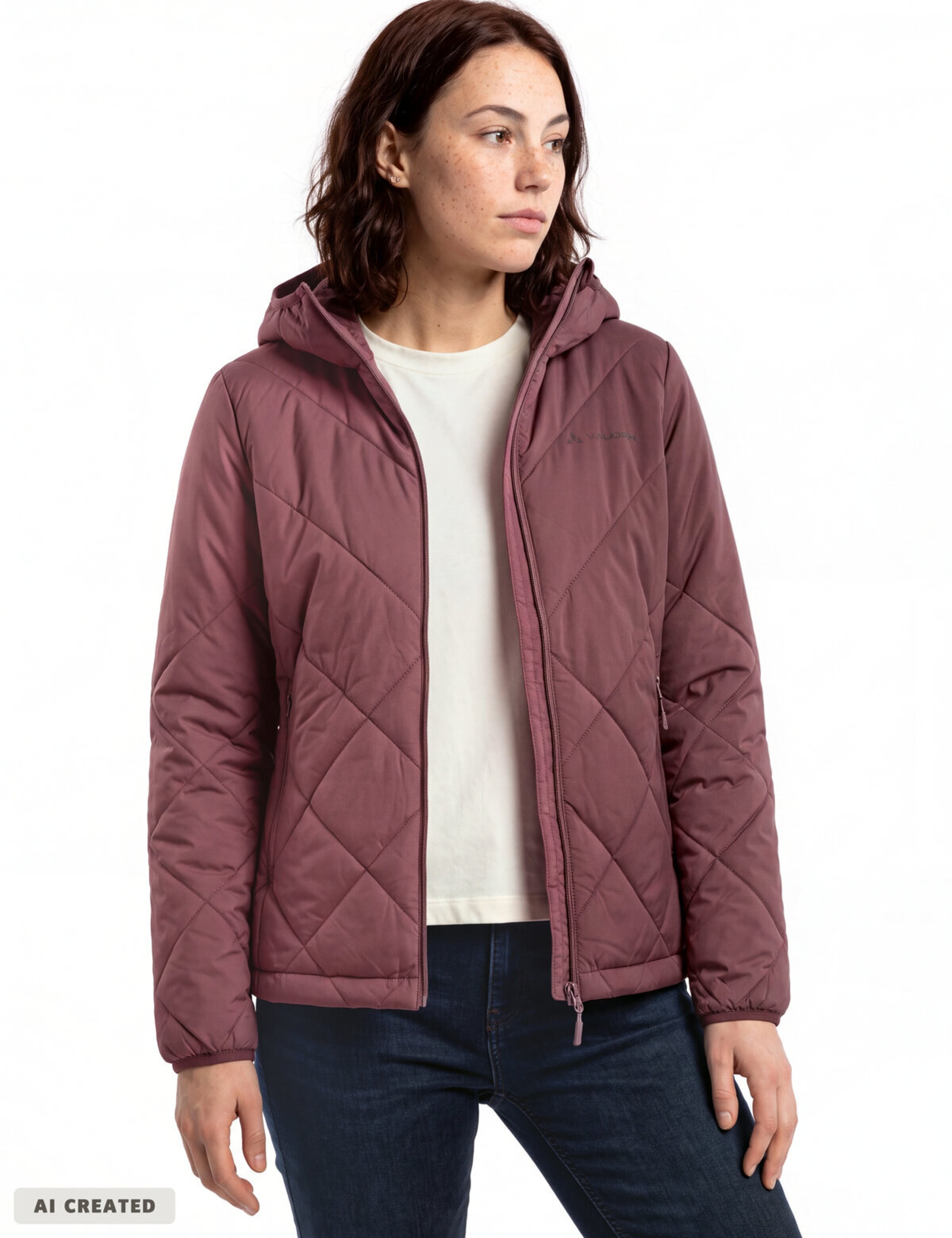 VAUDE Outdoorjas in Rood