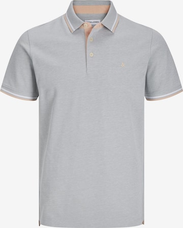 Jack & Jones Plus Poloshirt 'JJEPAULOS' in Grau: Vorderseite