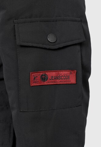 INDICODE JEANS Tussenparka 'Ocala' in Zwart