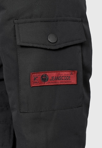 INDICODE JEANS Übergangsjacke 'Ocala' in Schwarz