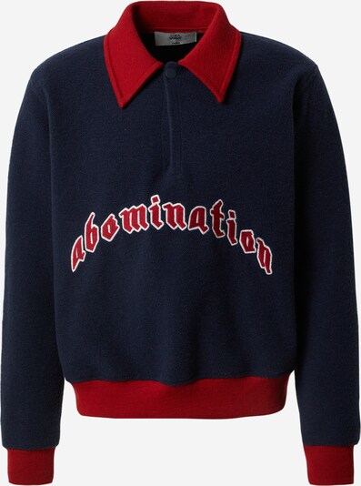 Luka Sabbat for ABOUT YOU Pullover 'Ivan' in blau / rot, Produktansicht