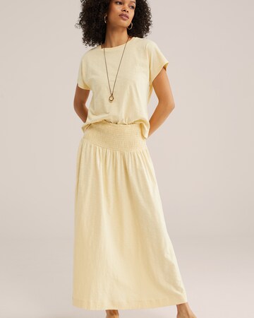 Fustă de la WE Fashion pe galben