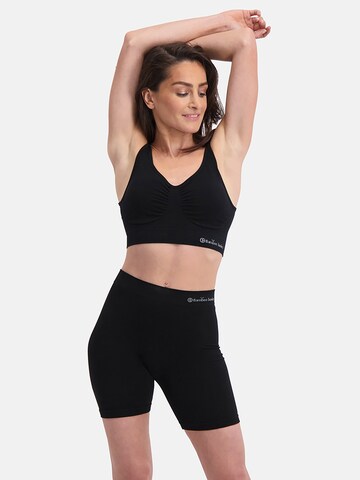 Bamboo basics Shaping pant 'Suze' in Black: front
