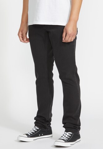 Volcom Regular Jeans '2X4' in Schwarz