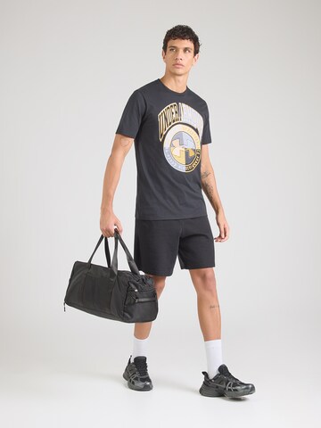 UNDER ARMOUR Performance Shirt 'VARSITY CREST' in Black