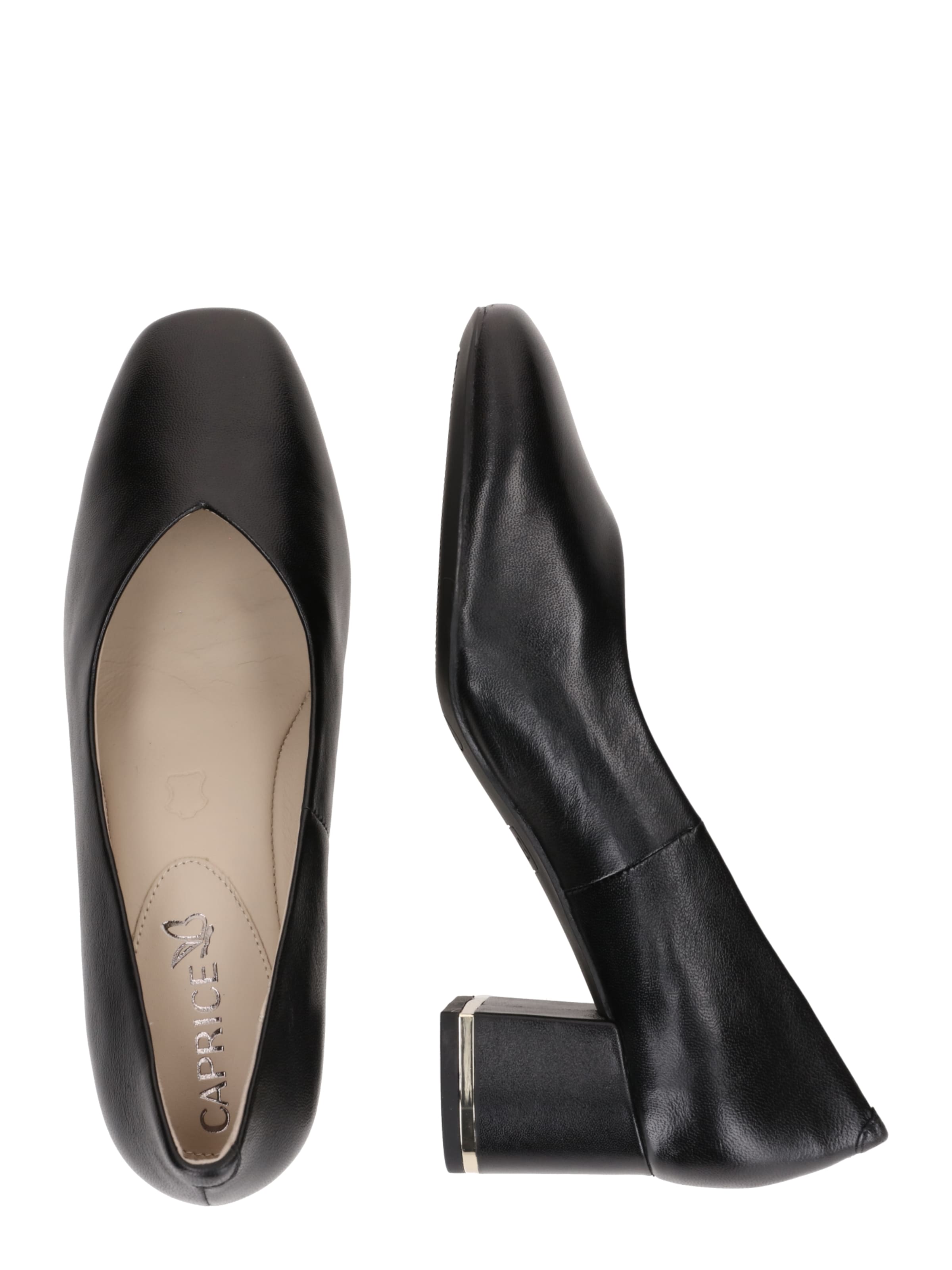 CAPRICE Pumps i svart