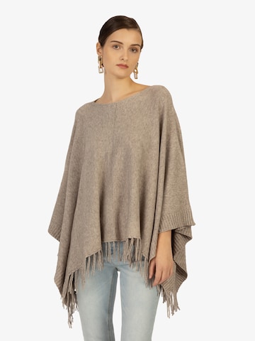 Kraimod Cape in Brown: front