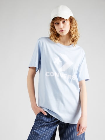 CONVERSE Shirt in Blauw: voorkant