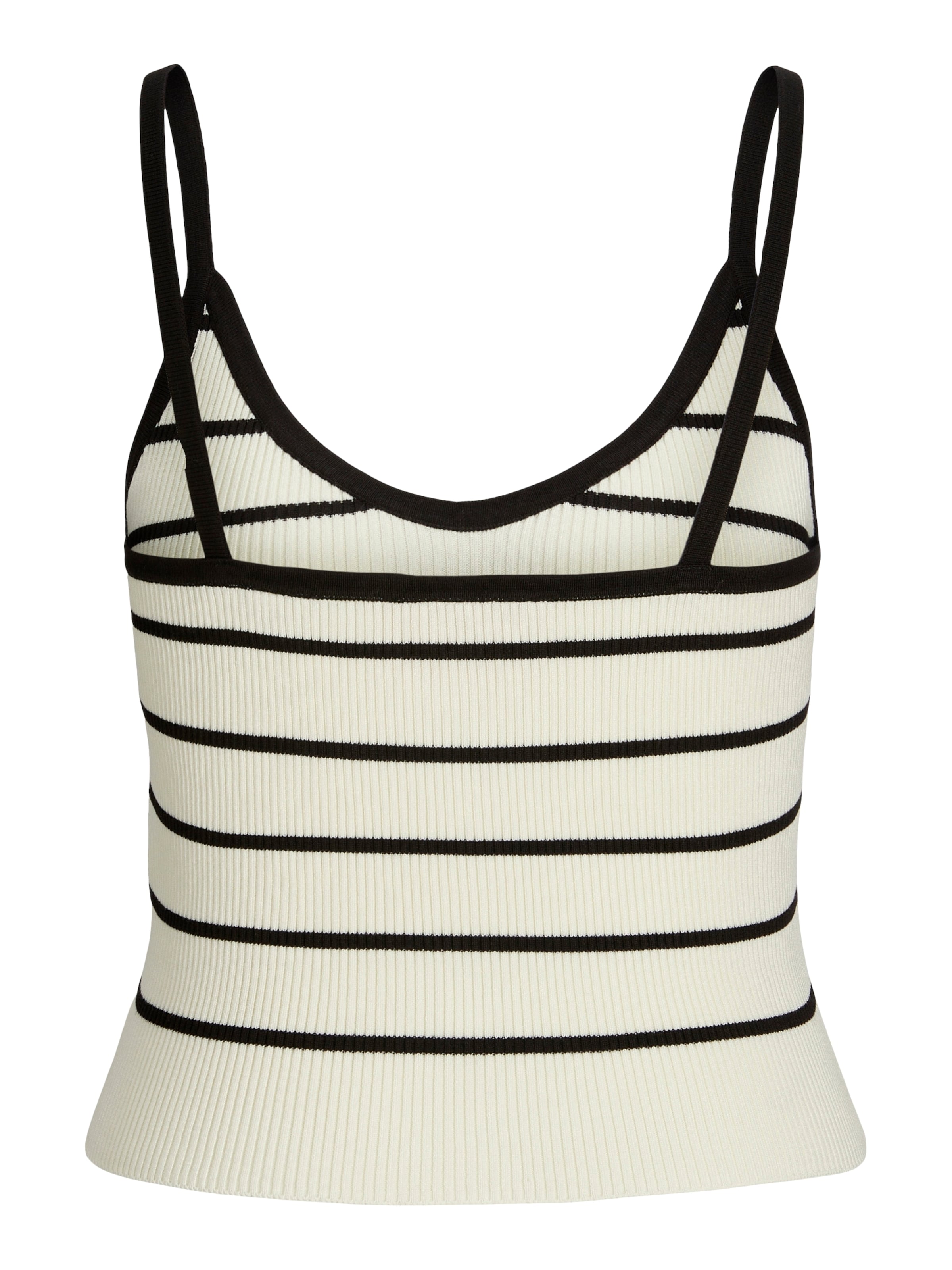 JJXX Kootud topp, värv valge