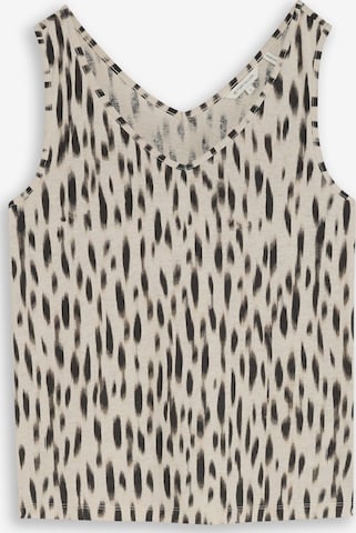 Haut TOM TAILOR en beige : devant