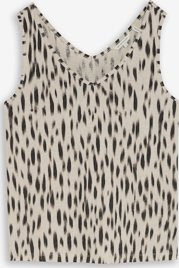 TOM TAILOR Top in XXL in Sand / Black, Item view