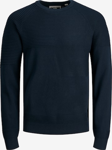 JACK & JONES Sweater 'Seth' in Blue: front