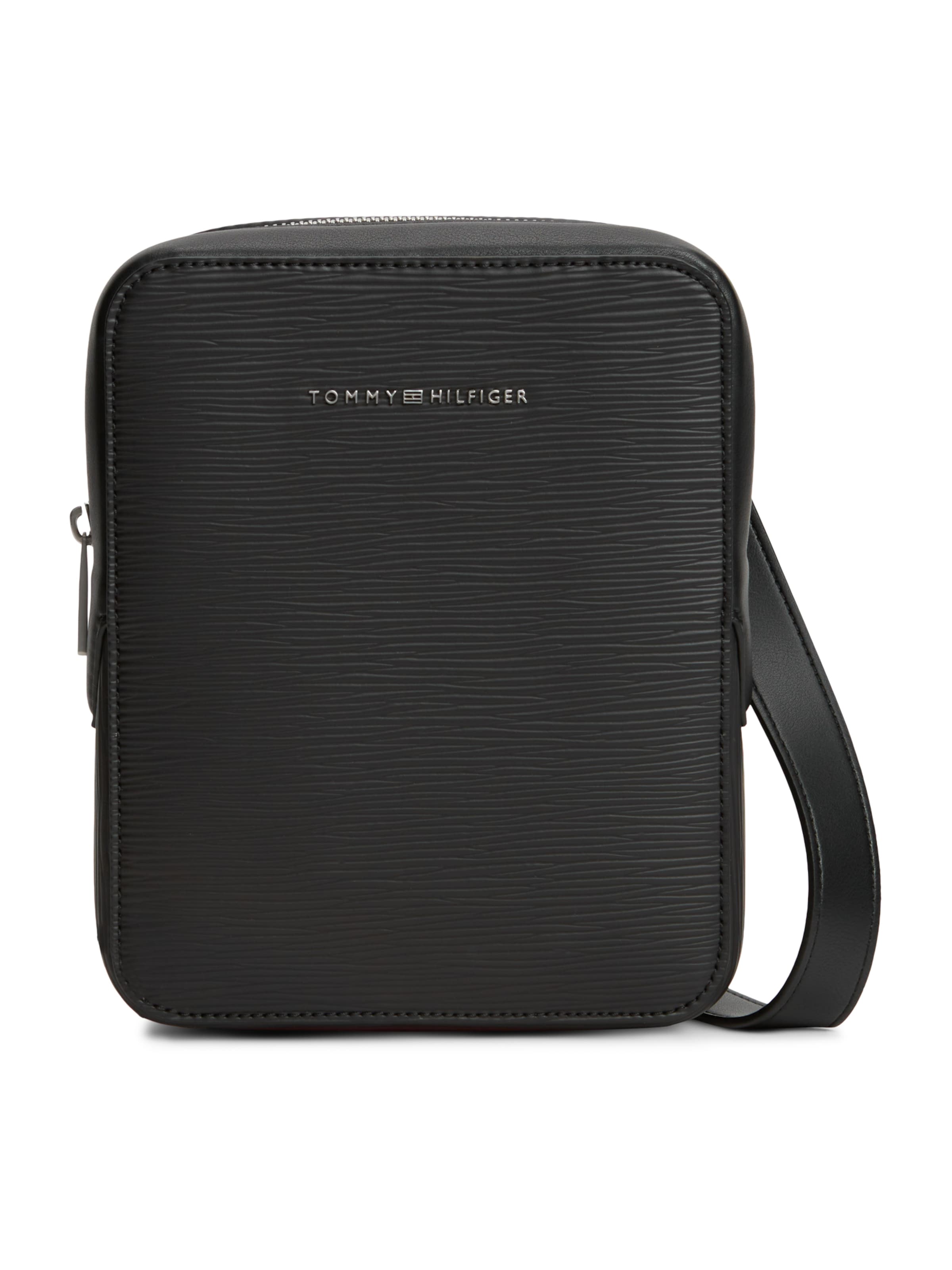 TOMMY HILFIGER Crossbody bag in Black: front