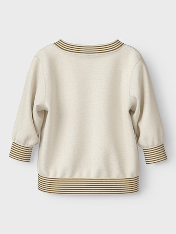 NAME IT Zip-Up Hoodie 'NBMKIDDY' in Beige