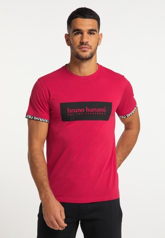 Bruno Banani T-Shirt 'Cooper' in Rot: Vorderseite