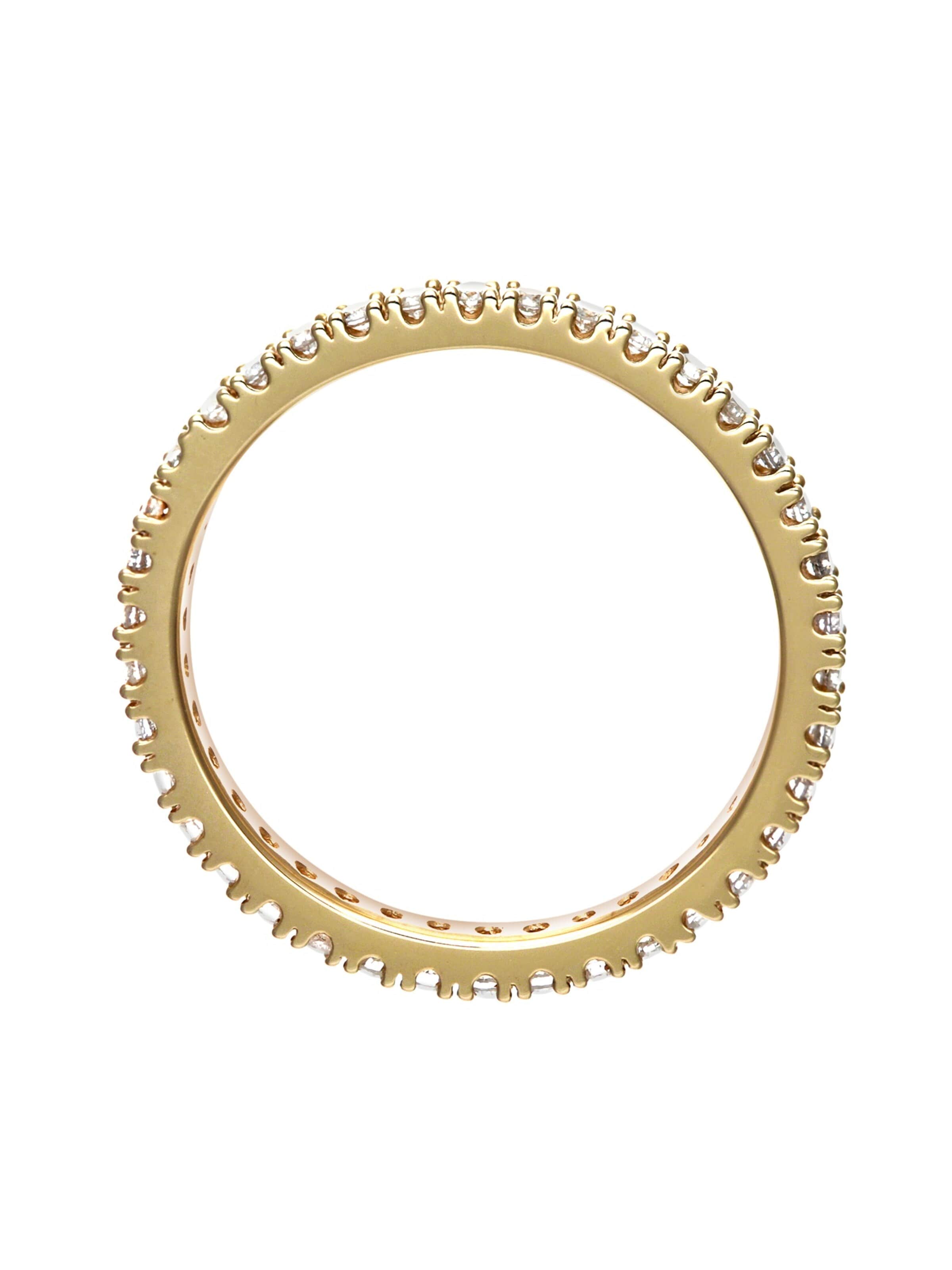DIAMANT LETERNEL Ring 'Eternity-Ring aus 375 Gelbgold mit Diamant' in Gold