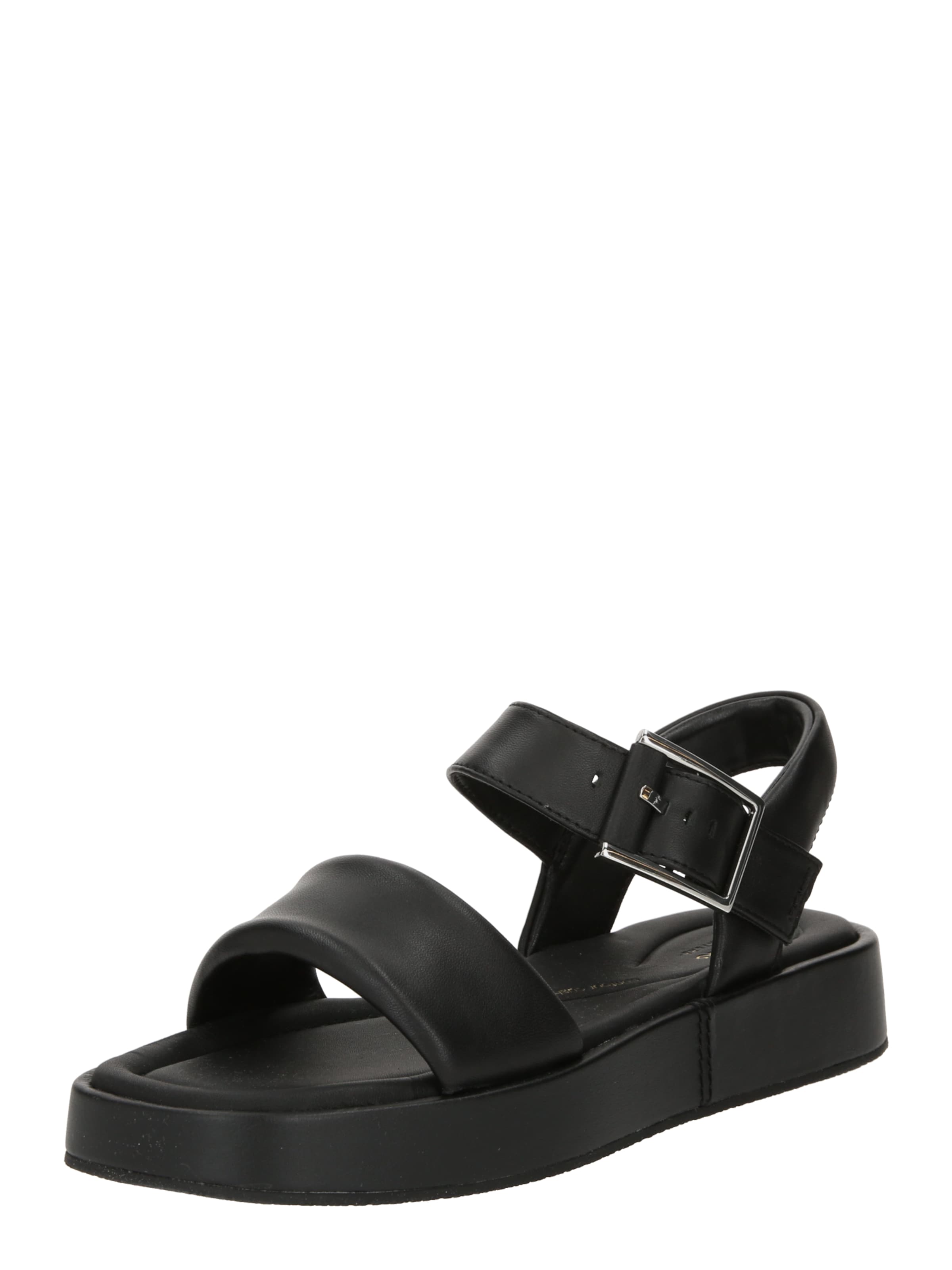 CLARKS Strap sandal 'Alda' in Black: front