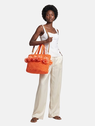 Borsa a mano 'Borsa a Mano Donna Carta Chiusura Zip - Kassandra' di Kassandra in arancione
