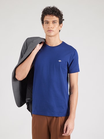 T-Shirt GANT en bleu : devant
