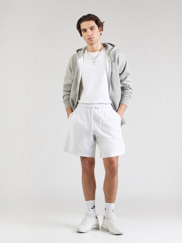 Nike Sportswear Loose fit Pants 'Club' in White
