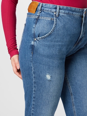 Regular Jeans 'TROY' de la ONLY Curve pe albastru