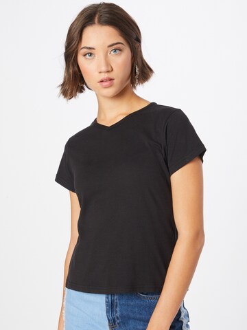 WEEKDAY Shirt 'Fave' in Black: front