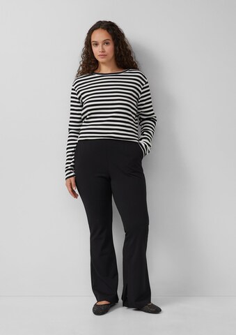 QS Bootcut Broek in Zwart