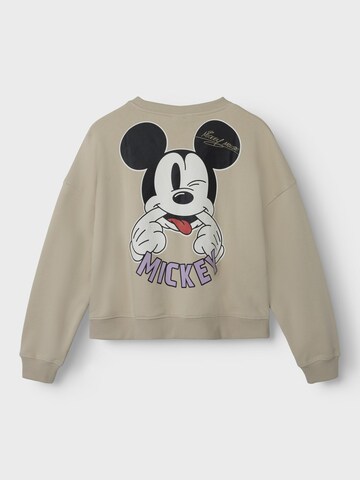 NAME IT Sweatshirt 'Micky & Minnie' in Beige