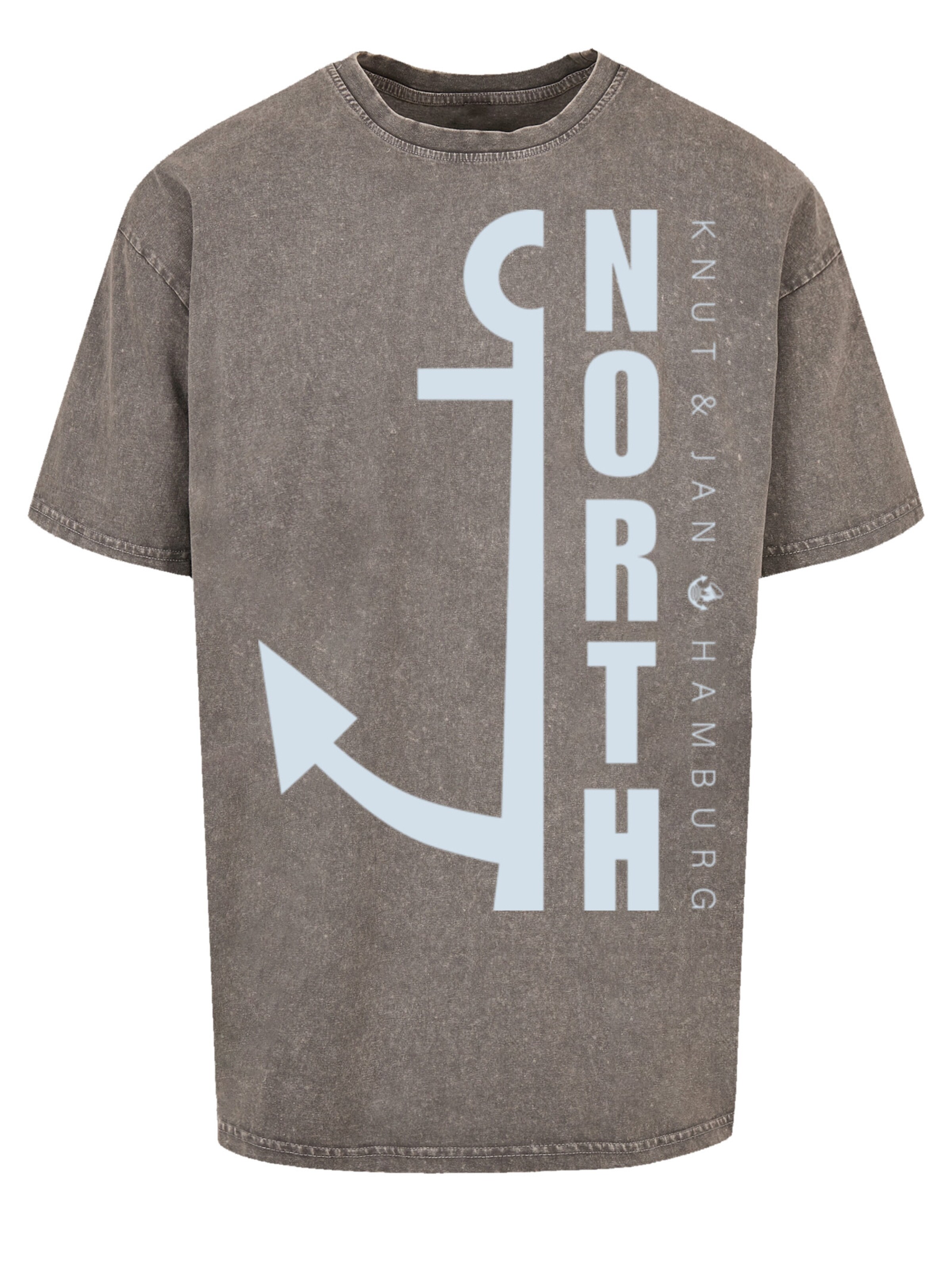 F4NT4STIC tee in Grau: Vorderseite