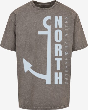 F4NT4STIC Shirt in Grey: front