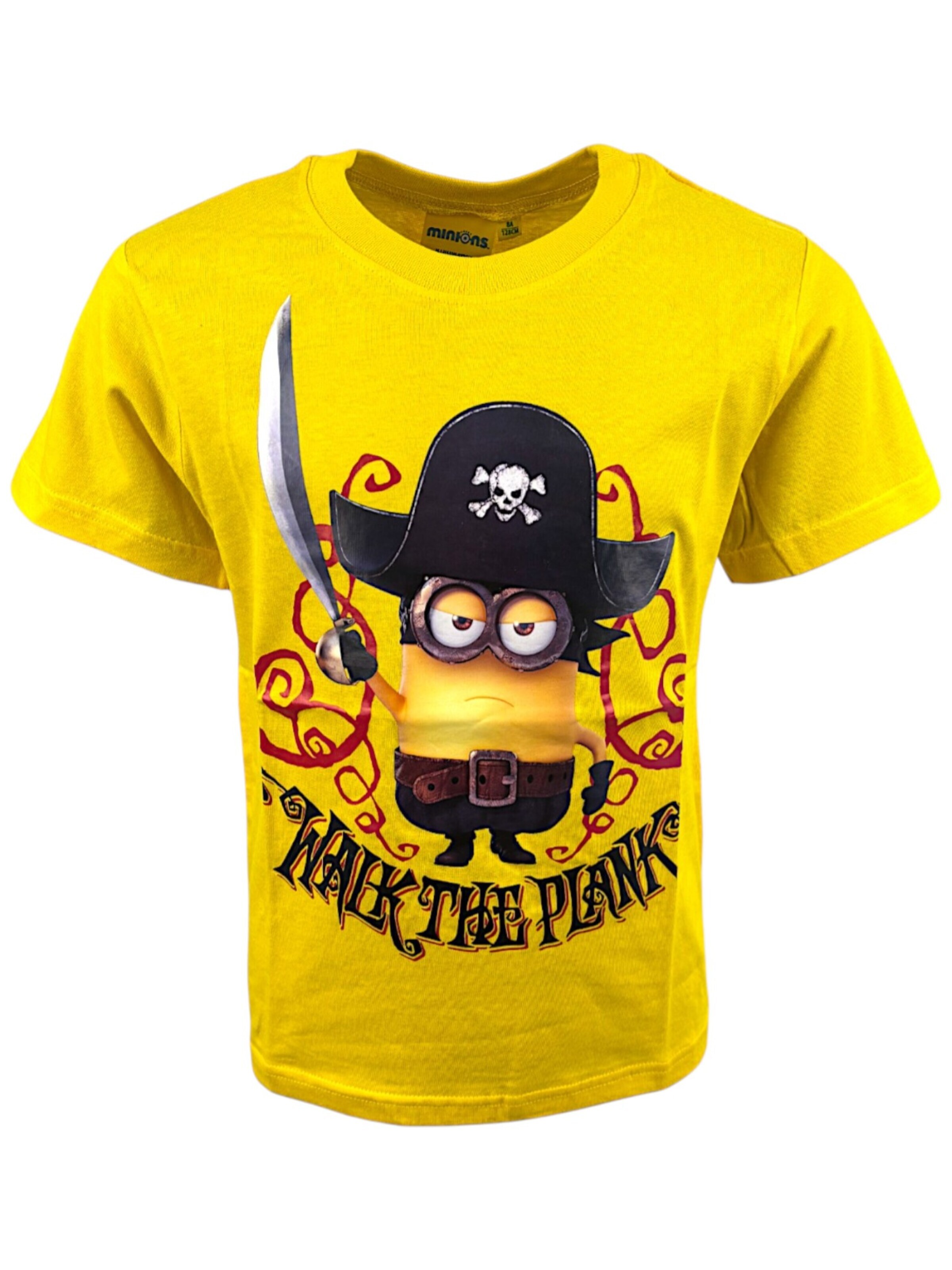 Minions Shirt 'Minions Jersey T-Shirt' in Yellow: front