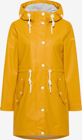 DreiMaster Maritim Raincoat in Yellow: front