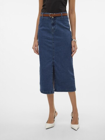 VERO MODA Rok 'PEYTON' in Blauw: voorkant