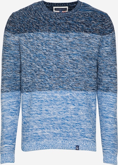 COLOURS & SONS Pull-over en bleu / bleu clair / bleu foncé / blanc, Vue avec produit