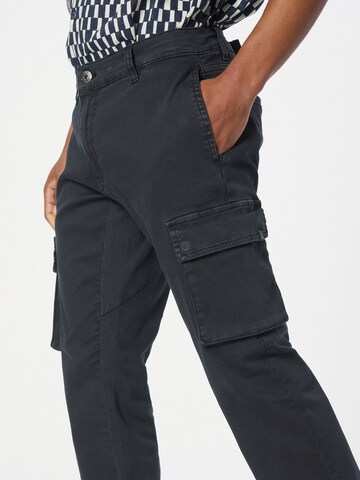 INDICODE JEANS Regular Cargo Jeans 'Albani' in Black