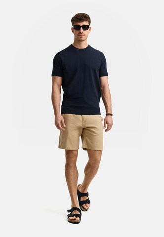 INDICODE JEANS Regular Trousers 'Erwil' in Beige