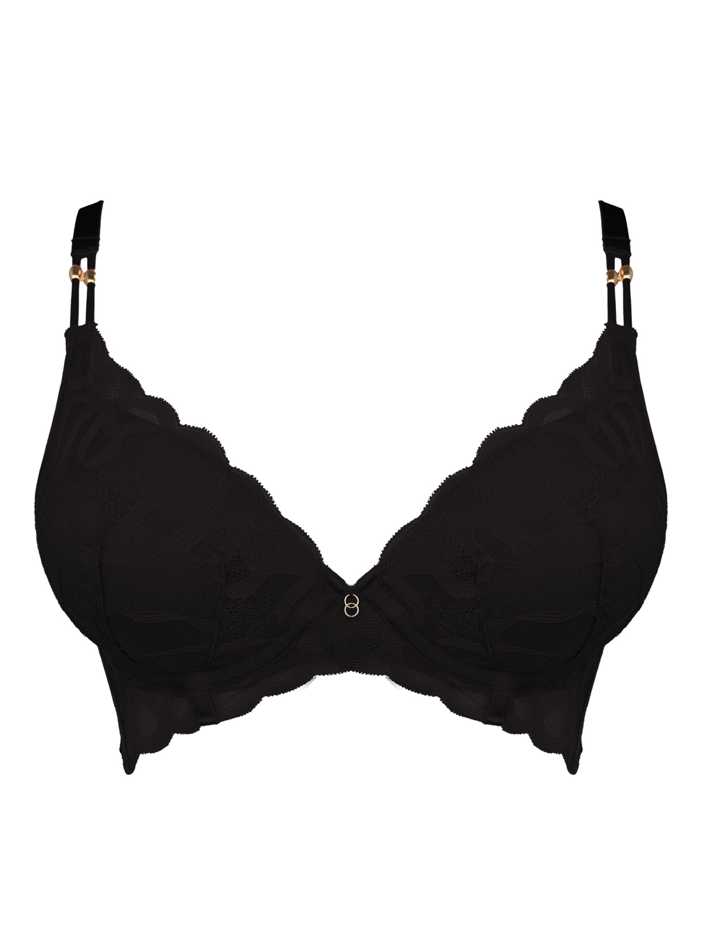Invisible Soutien-gorge &#x27;Mekika&#x27; SugarShape en noir : devant
