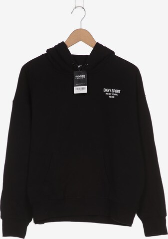 DKNY Sweatshirt & Zip-Up Hoodie in L in Black: front