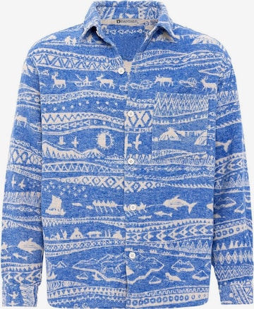 Dandalo Hemd in Blau: Vorderseite