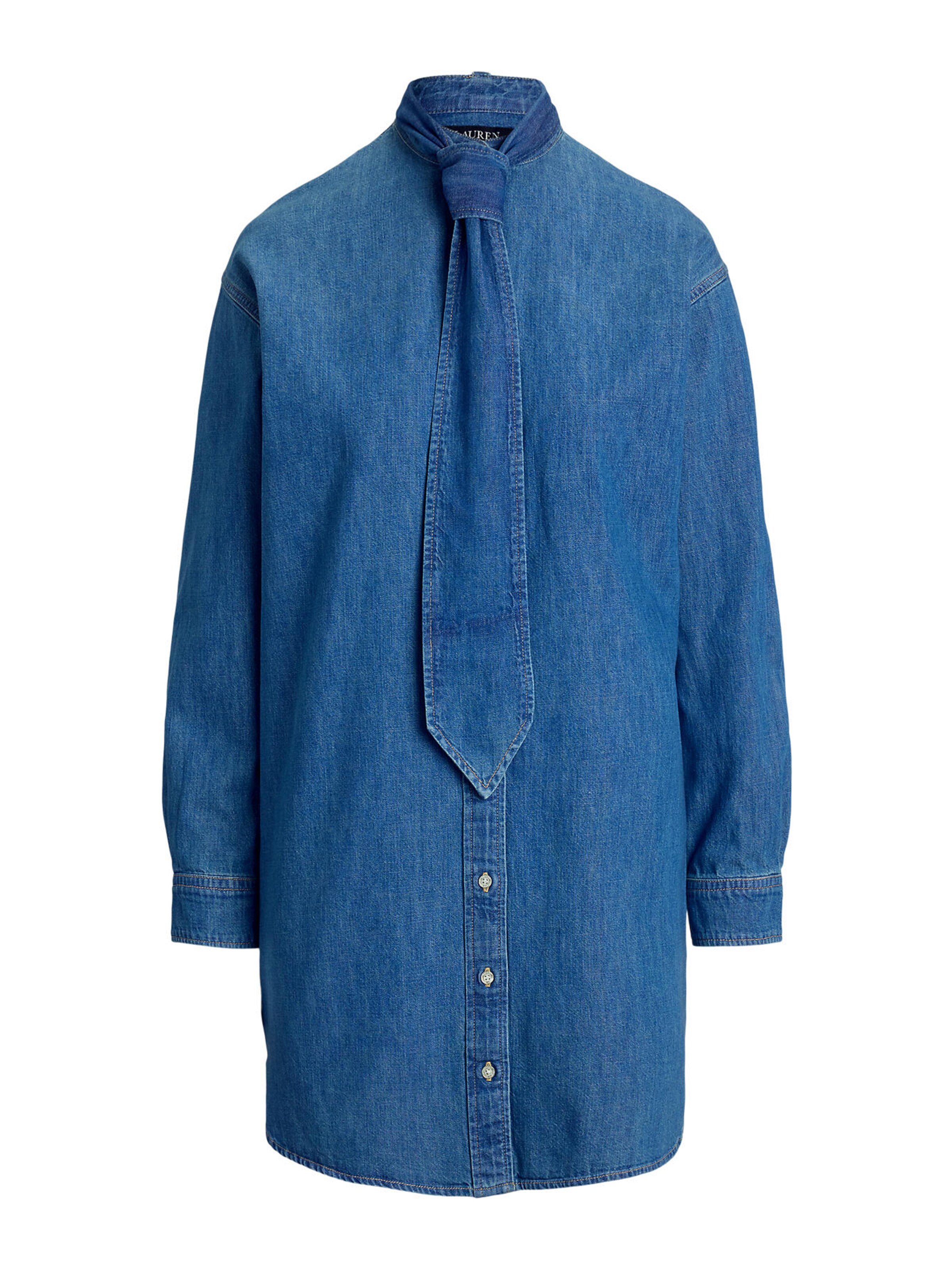 Robe-chemise Lauren Ralph Lauren en bleu : devant