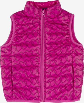 Gilet CHICCO en rose : devant