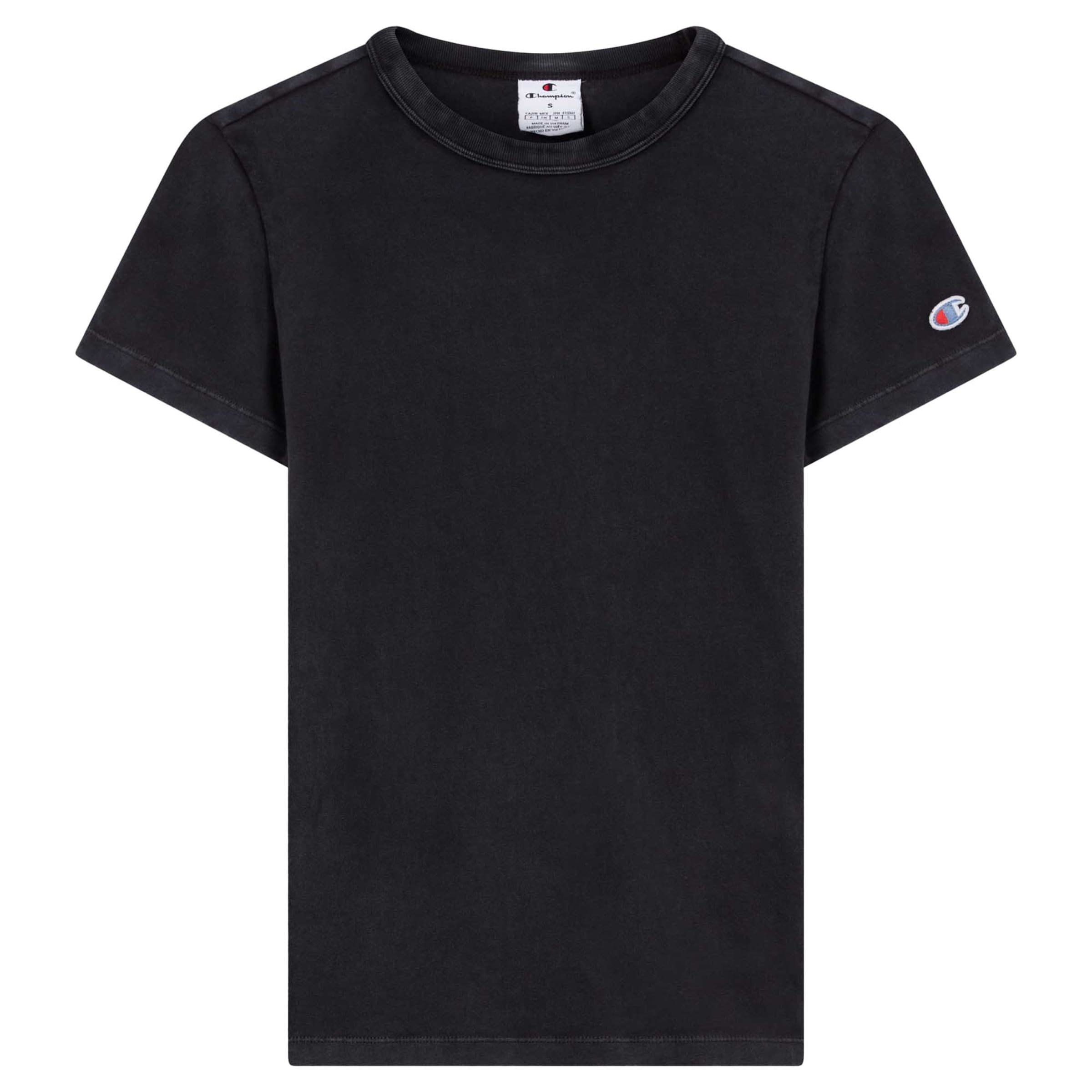 T-shirt fonctionnel Champion en noir : devant