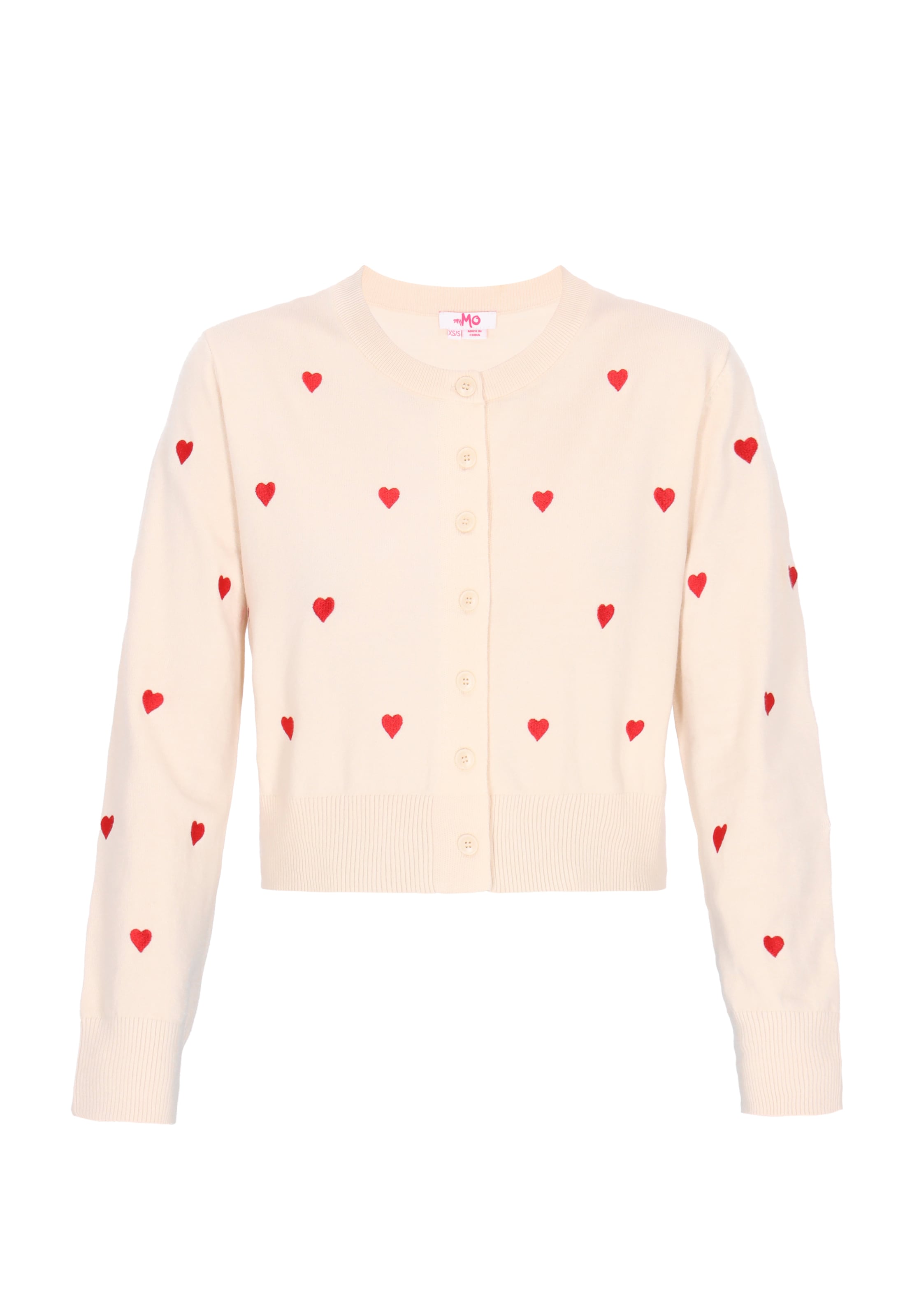 MYMO Kampsun, värv valge: eest vaates